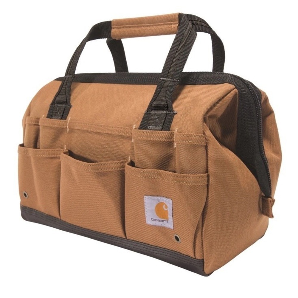 Carhartt Gear B0000351 Tool Bag Unisex Brown 14" Heavyweight 25 Pocket ERK1661